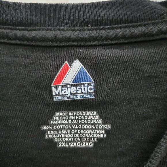 Majestic MLB San Fransisco National League Champions 2012 Black Tee Unisex 2XL‎ - Picture 3 of 4